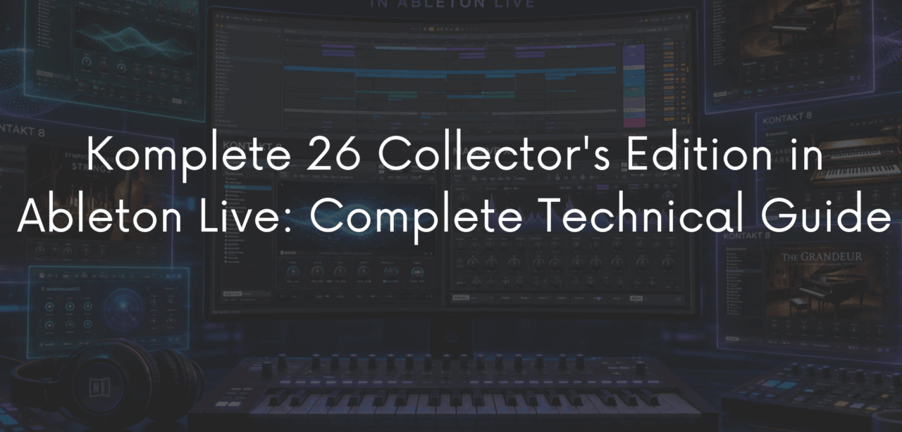 Komplete 26 Collector’s Edition in Ableton Live: Complete Technical Guide Komplete 26 Collector's Edition in Ableton Live: Complete Technical Guide