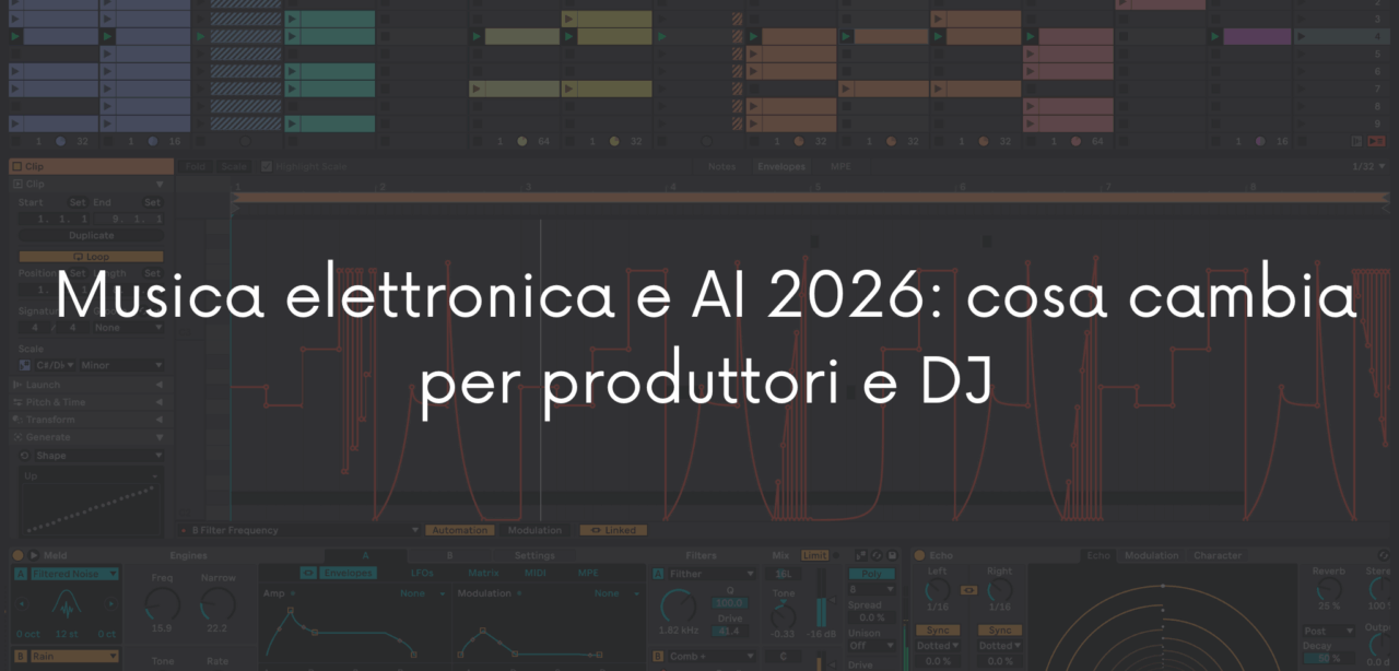 Musica elettronica e AI 2026: cosa cambia per produttori e DJ